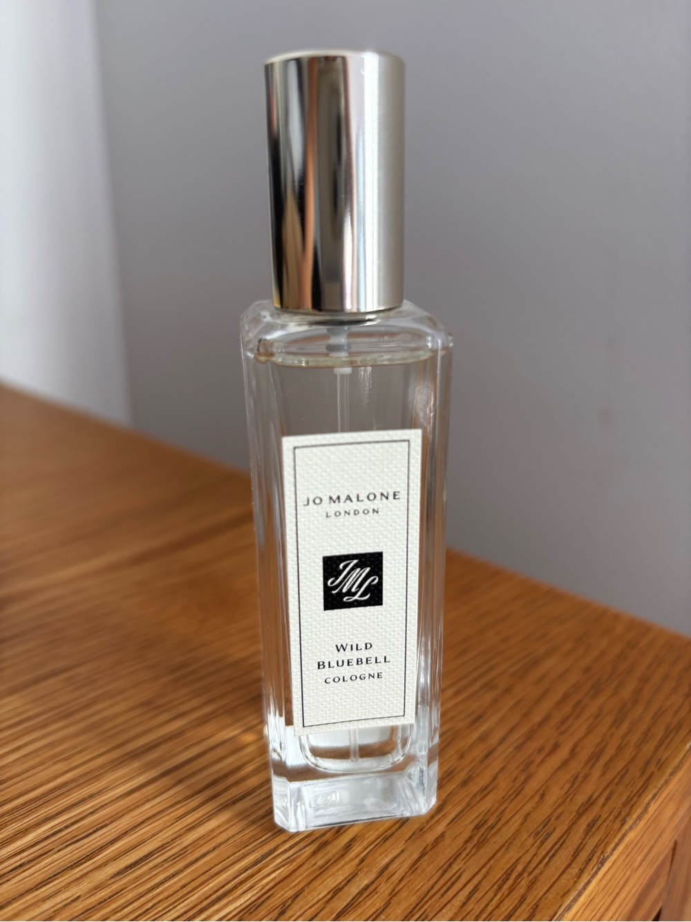 Jo Malone Wild Bluebell Cologne - Silver & Clear Bottle